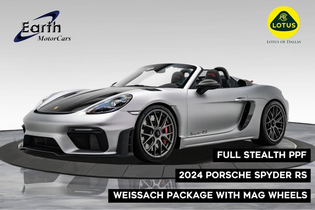 2024 Porsche 718 Boxster Spyder RS RWD