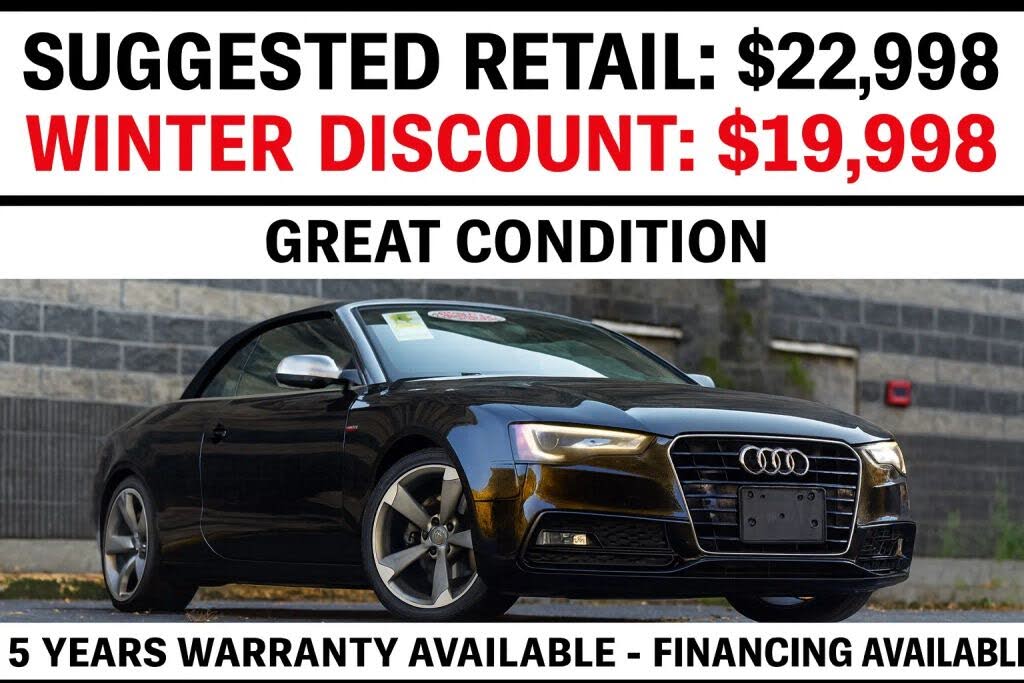 2014 Audi S5 3.0T quattro Premium Plus Cabriolet AWD