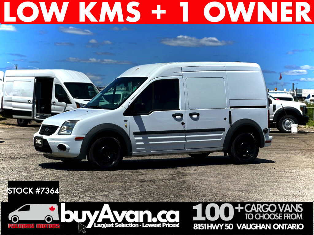 2012 Ford Transit Connect Cargo XLT FWD with Rear Glass