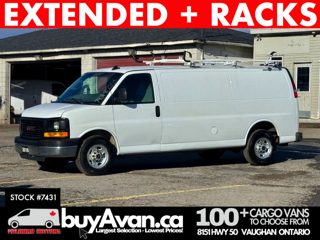 GMC Savana Cargo 3500 Extended RWD 2016