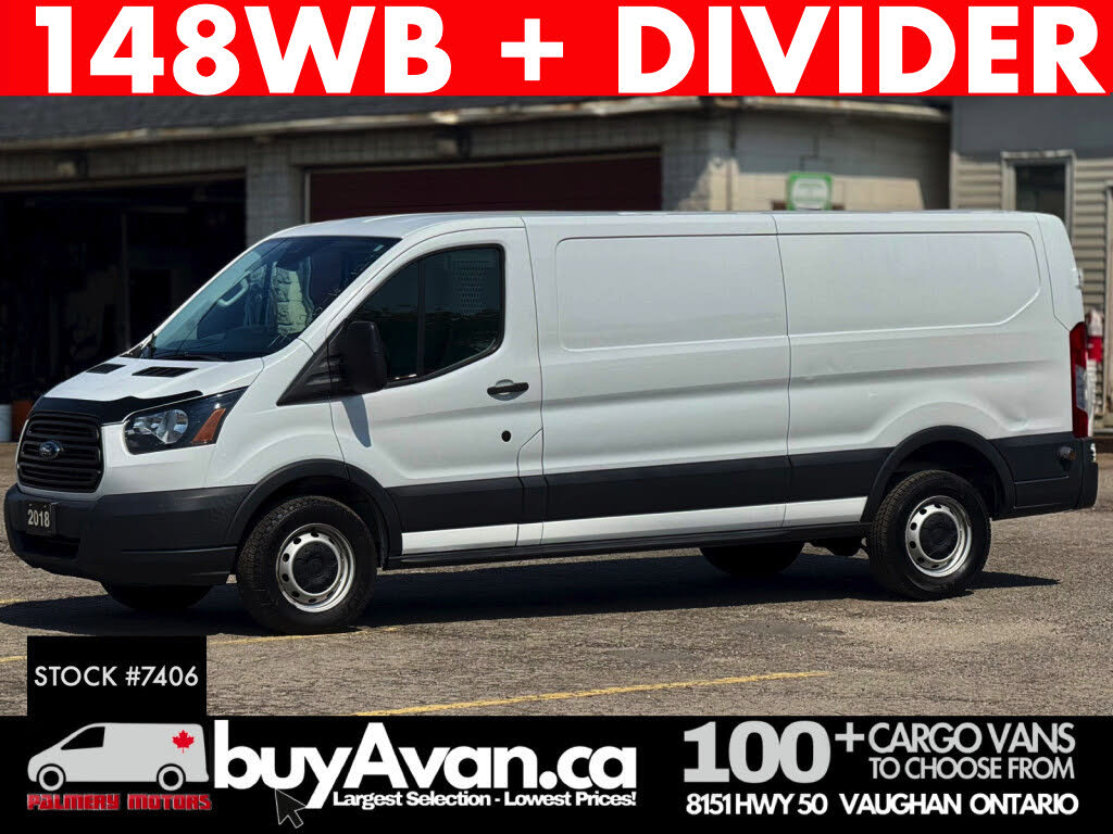 Ford Transit Cargo 250 3dr LWB Low Roof Cargo Van with 60/40 Passenger Side Doors 2018