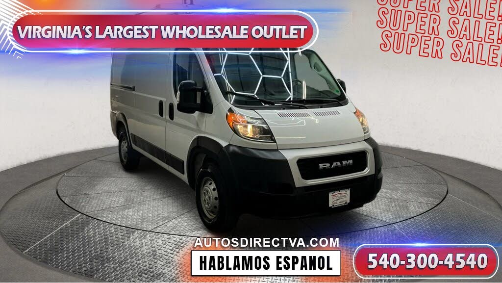 2021 RAM ProMaster 1500 136 High Roof Cargo Van FWD