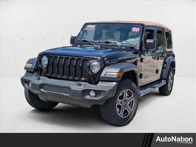 2020 Jeep Wrangler Unlimited Black and Tan 4WD