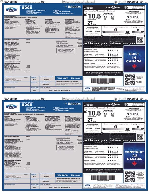 2018 Ford Edge Titanium AWD