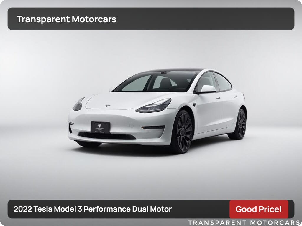 2022 Tesla Model 3 Performance AWD
