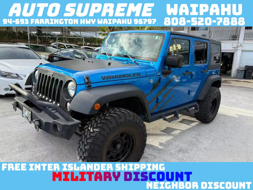 2016 Jeep Wrangler Unlimited Black Bear 4WD