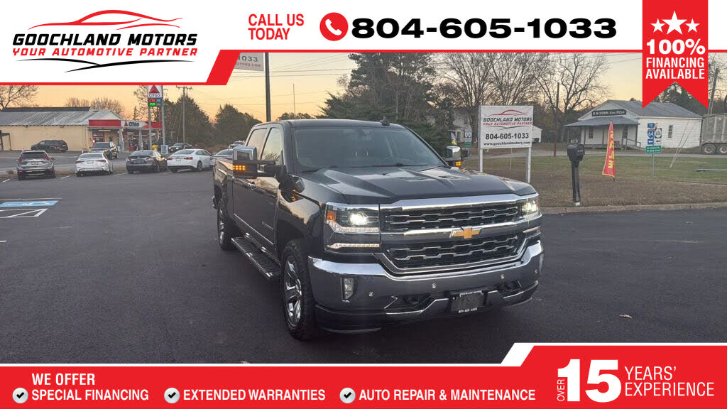 2018 Chevrolet Silverado 1500 LTZ Crew Cab 4WD
