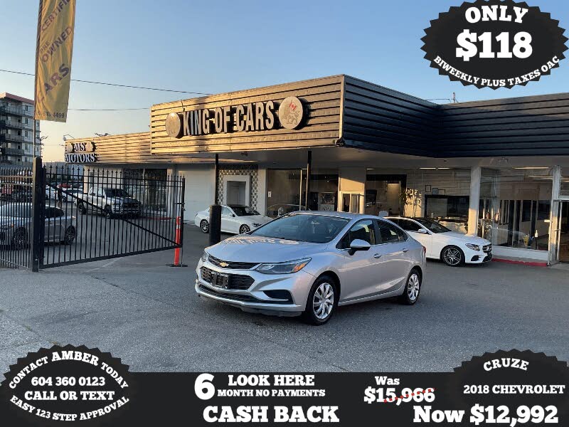 2018 Chevrolet Cruze LT Sedan FWD