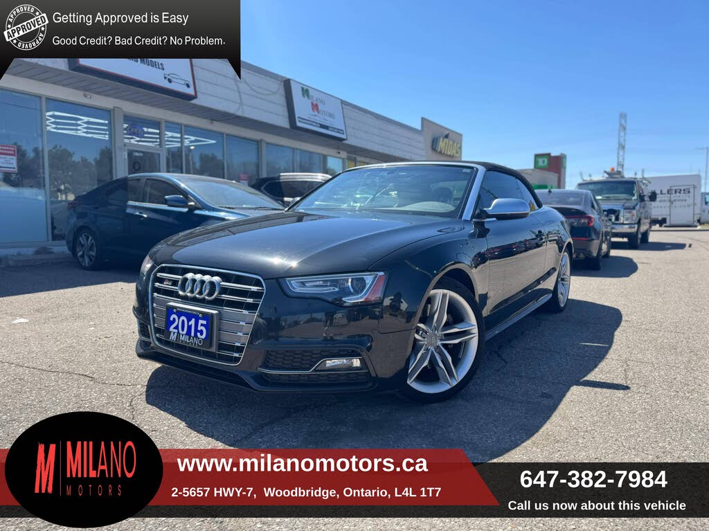 2015 Audi S5 3.0T quattro Technik Cabriolet AWD