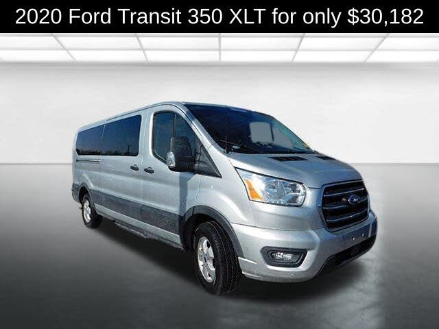 2020 Ford Transit Passenger 350 XLT Low Roof LWB RWD with Sliding Passenger-Side Door