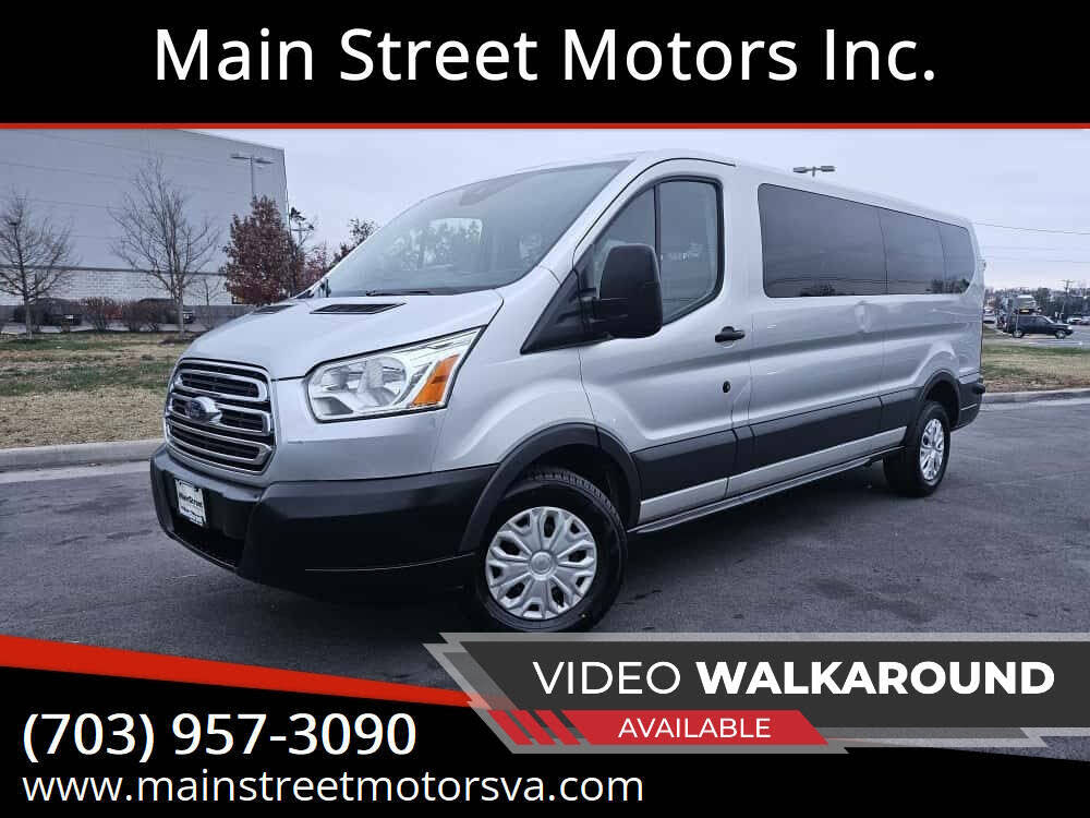 2015 Ford Transit Passenger 350 XLT Low Roof LWB RWD with 60/40 Passenger-Side Doors