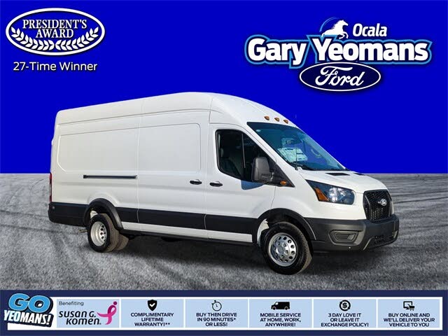 2026 Ford Transit Cargo 350 HD 11000 GVWR High Roof Extended LB DRW RWD