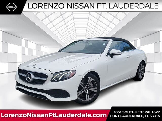 2018 Mercedes-Benz E-Class E 400 Cabriolet RWD