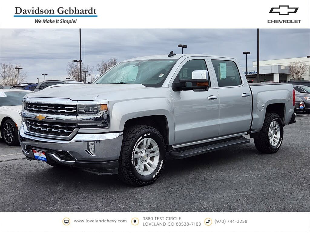 2018 Chevrolet Silverado 1500 LTZ Crew Cab 4WD
