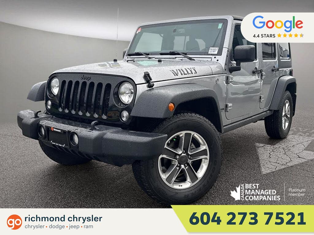 2018 Jeep Wrangler JK Unlimited Willys Wheeler 4WD