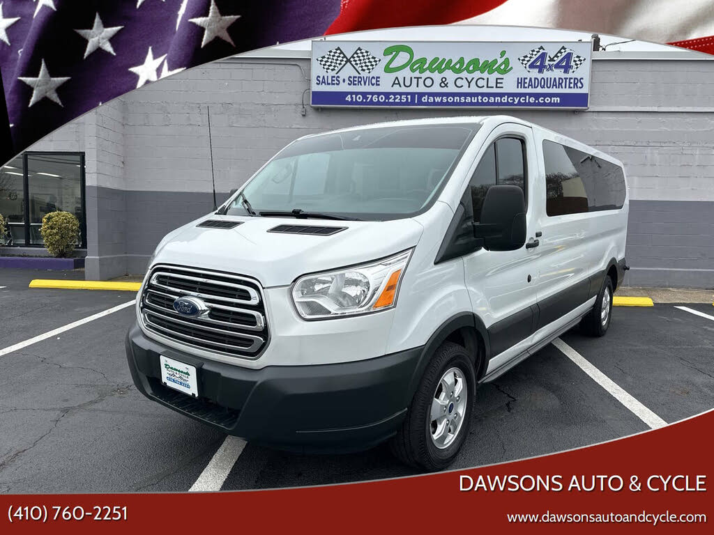2017 Ford Transit Passenger 350 XLT Low Roof LWB RWD with Sliding Passenger-Side Door