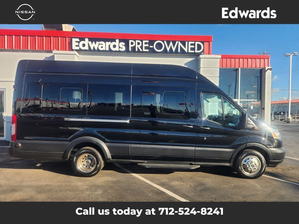 2019 Ford Transit Passenger 350 HD XLT Extended High Roof LWB DRW RWD with Sliding Passenger-Side Door