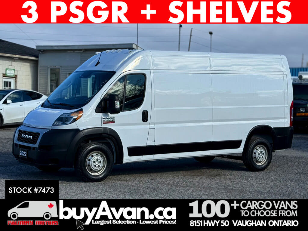 2022 RAM ProMaster 2500 159 High Roof Cargo Van FWD