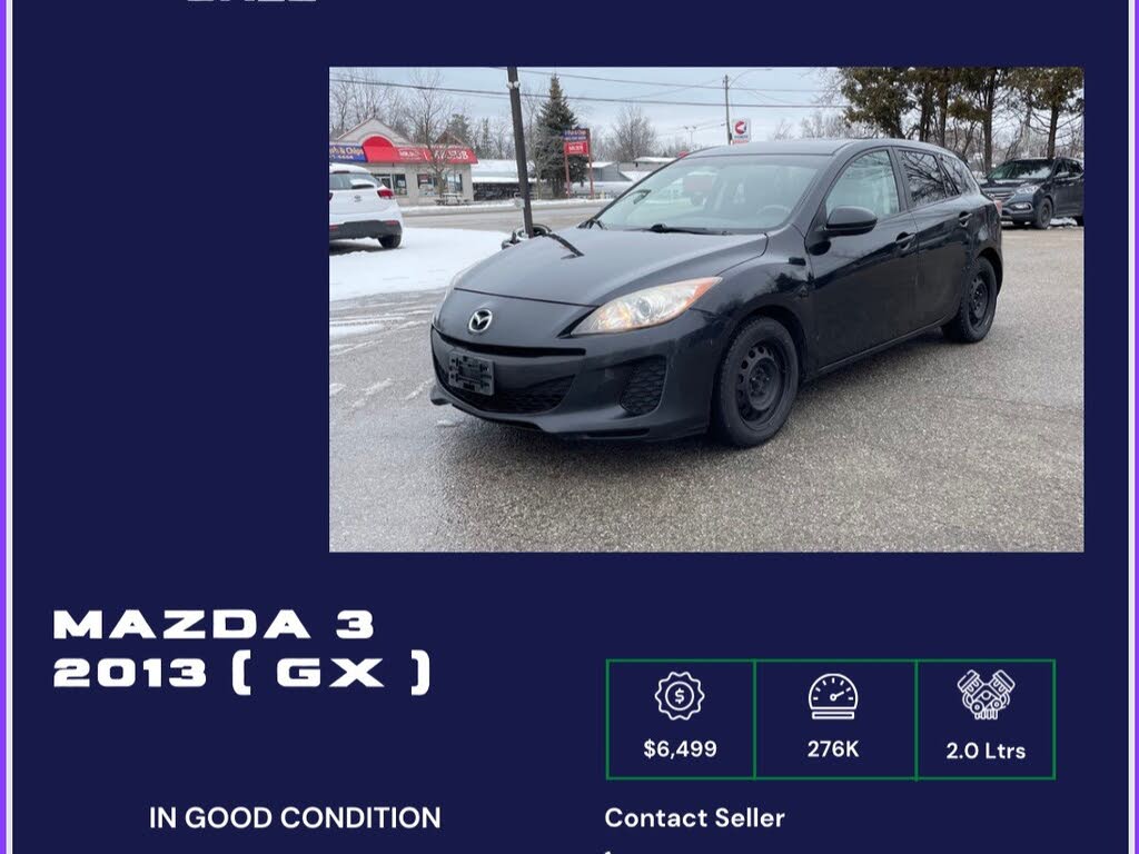 2013 Mazda MAZDA3 Sport GX