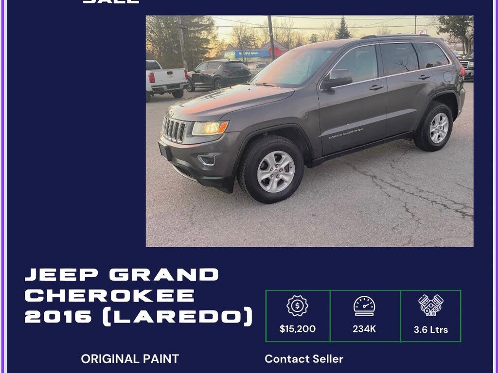 2016 Jeep Grand Cherokee Laredo 4WD