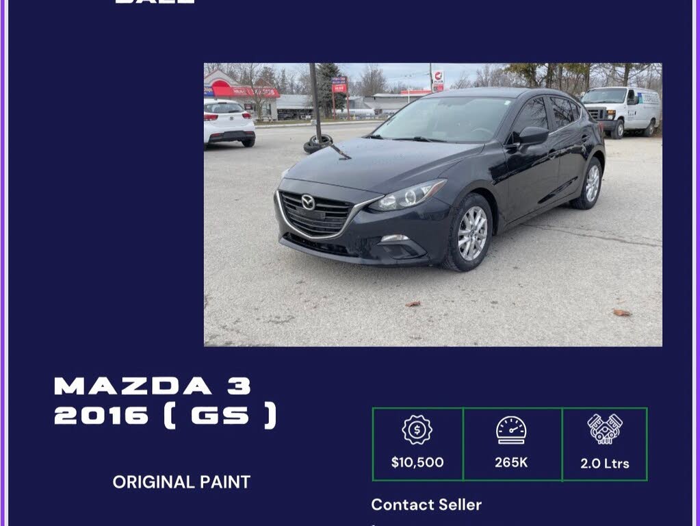 2016 Mazda MAZDA3 i Touring Hatchback