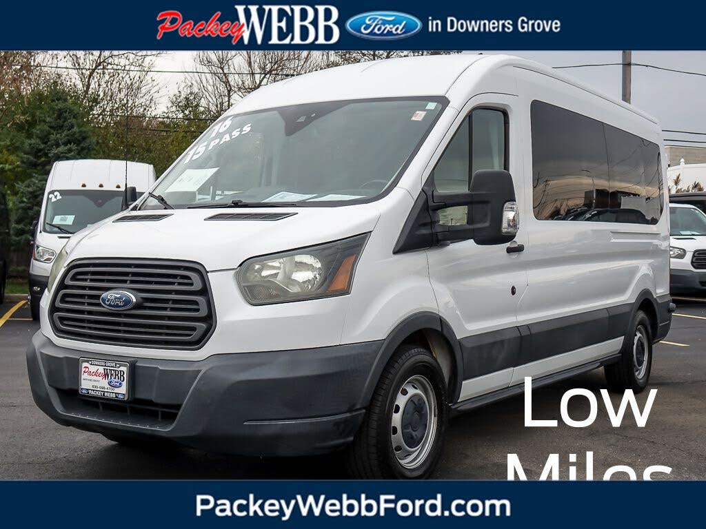 2016 Ford Transit Passenger 350 XL Medium Roof LWB RWD with Sliding Passenger-Side Door