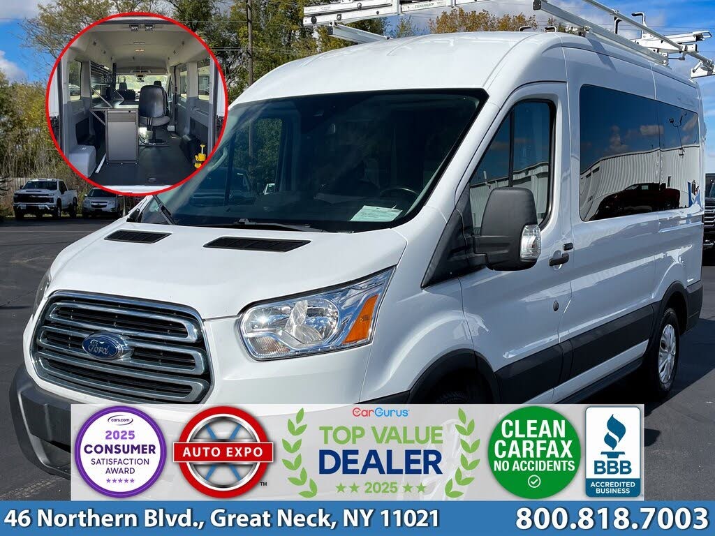 2019 Ford Transit Passenger 150 XLT Medium Roof RWD with Sliding Passenger-Side Door