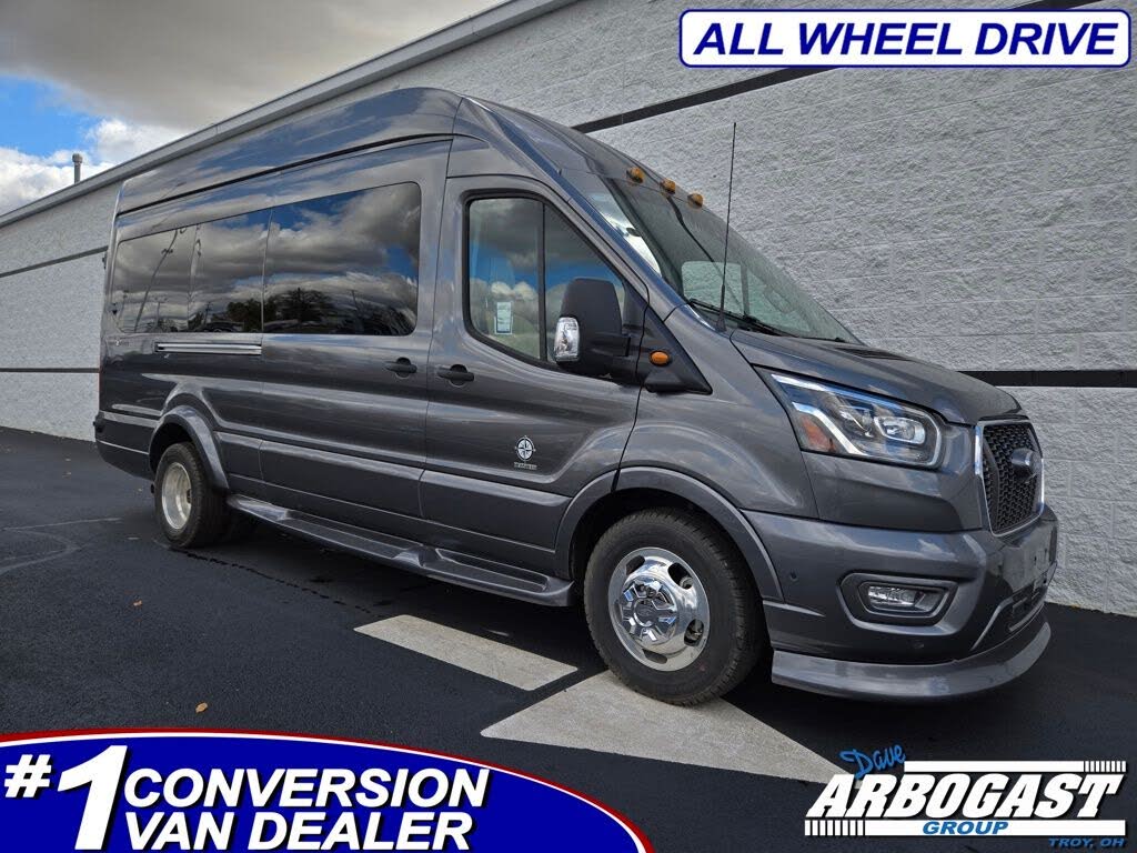 2024 Ford Transit Cargo 350 HD High 11000 GVWR Roof Extended LB DRW AWD