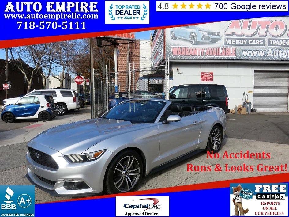 2017 Ford Mustang EcoBoost Premium Convertible RWD