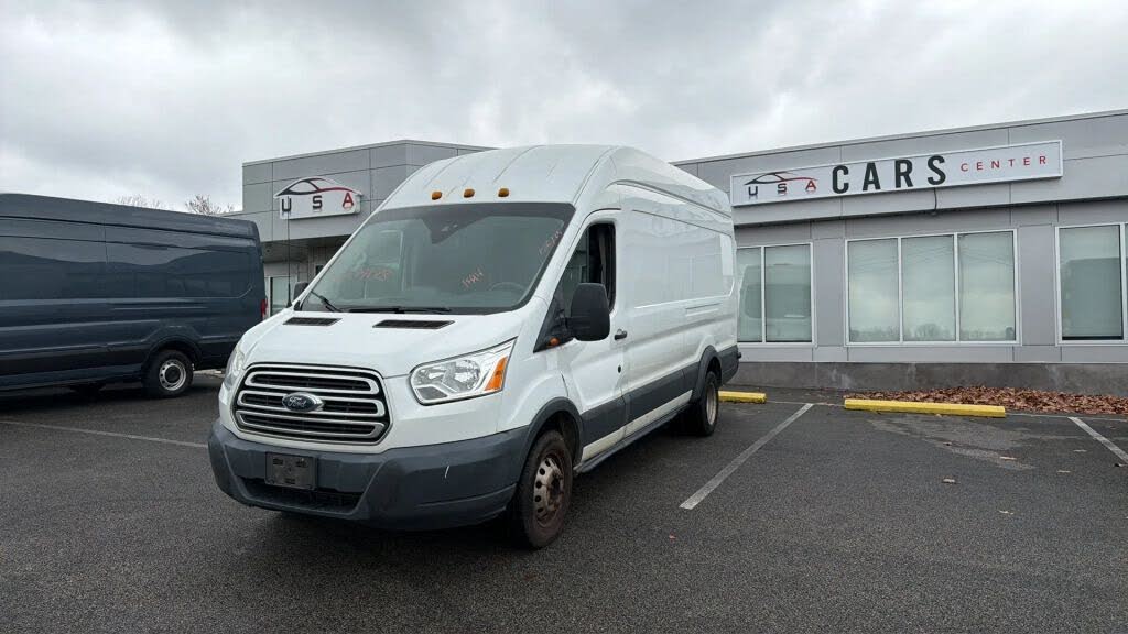 2015 Ford Transit Cargo 350 HD 3dr LWB High Roof Extended DRW with Sliding Passenger Side Door and 9950 Lb. GVWR