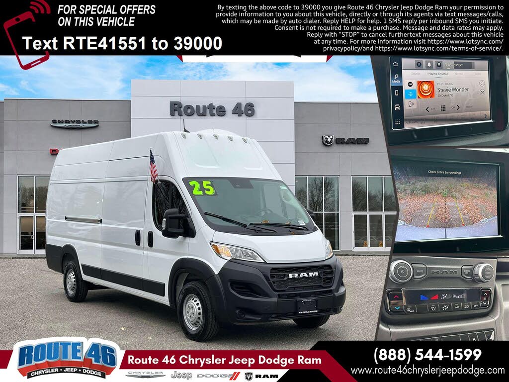 2025 RAM ProMaster 3500 Tradesman 159 Super High Roof Extended Cargo Van FWD