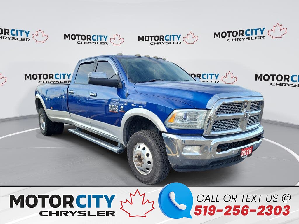 2016 RAM 3500 Laramie Crew Cab LB DRW 4WD