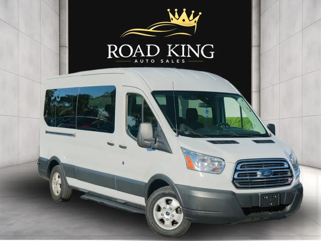 2018 Ford Transit Passenger 350 XLT Medium Roof LWB RWD with Sliding Passenger-Side Door