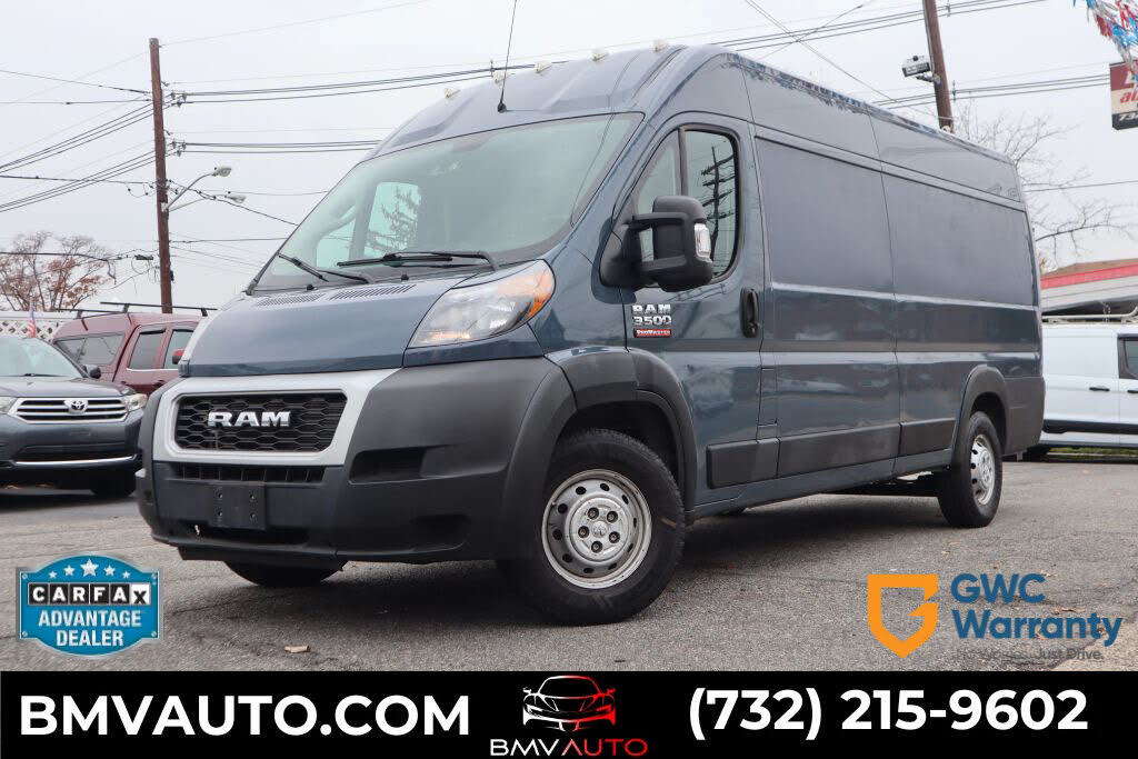 2019 RAM ProMaster 3500 159 High Roof Extended Cargo Van FWD