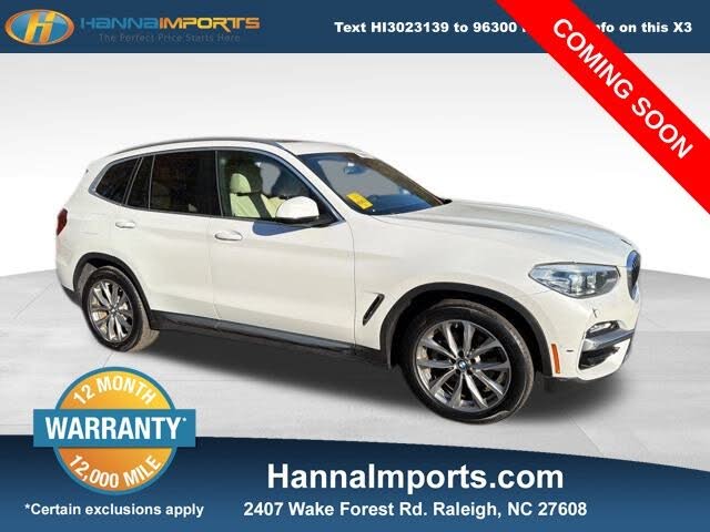 2019 BMW X3 sDrive30i RWD