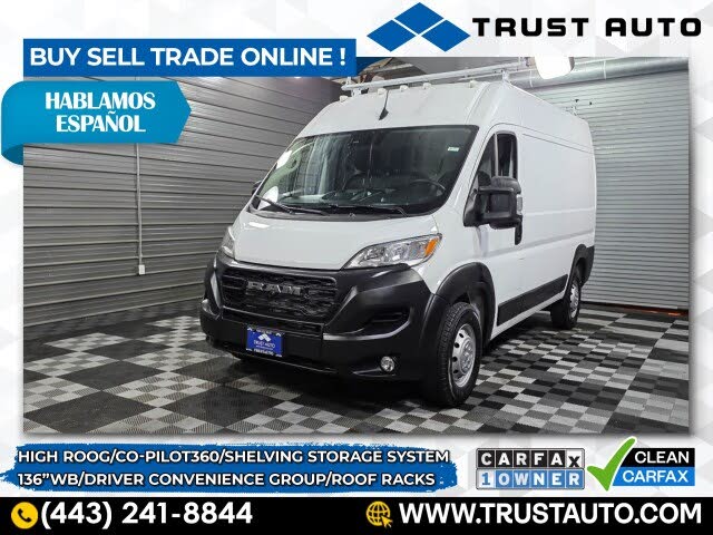 2023 RAM ProMaster 2500 136 High Roof Cargo Van FWD