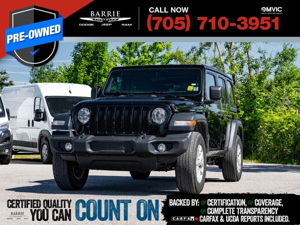 2023 Jeep Wrangler Sport S 4-Door 4WD