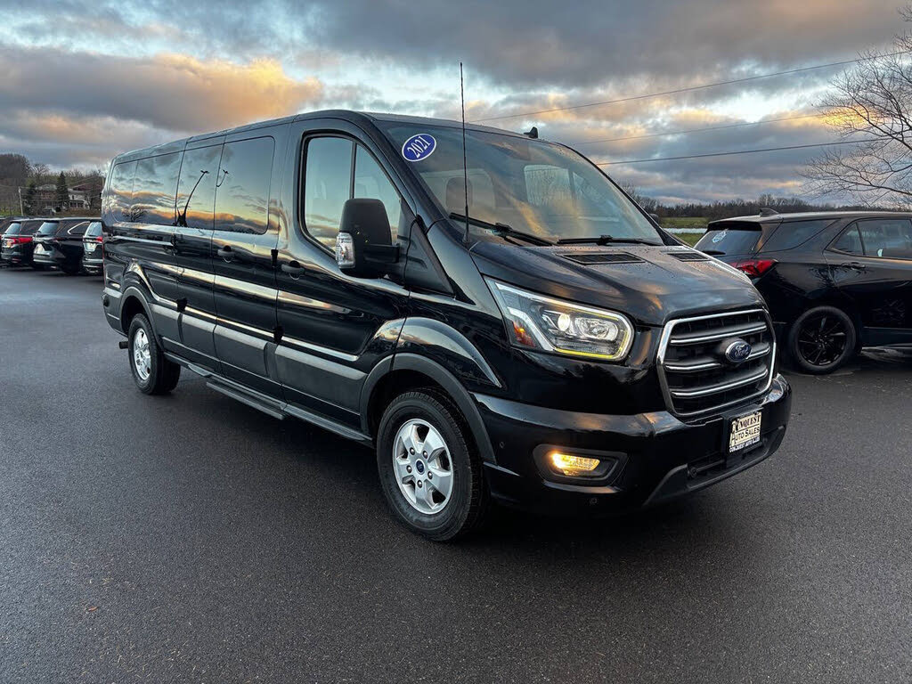 2020 Ford Transit Passenger 350 XLT Low Roof LWB RWD with Sliding Passenger-Side Door