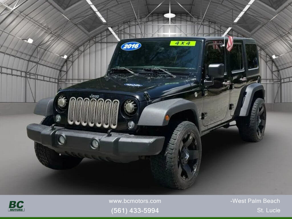 2016 Jeep Wrangler Unlimited Sport S 4WD