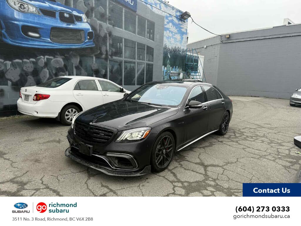 2018 Mercedes-Benz S-Class S 63 AMG 4MATIC AWD