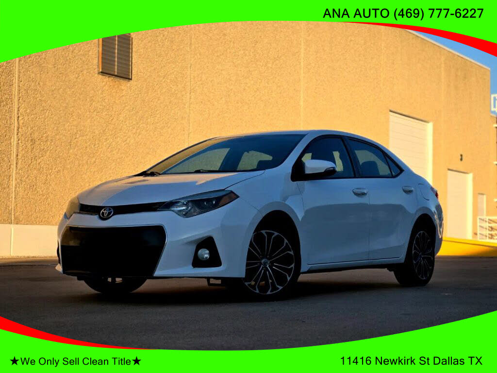 2016 Toyota Corolla S Plus