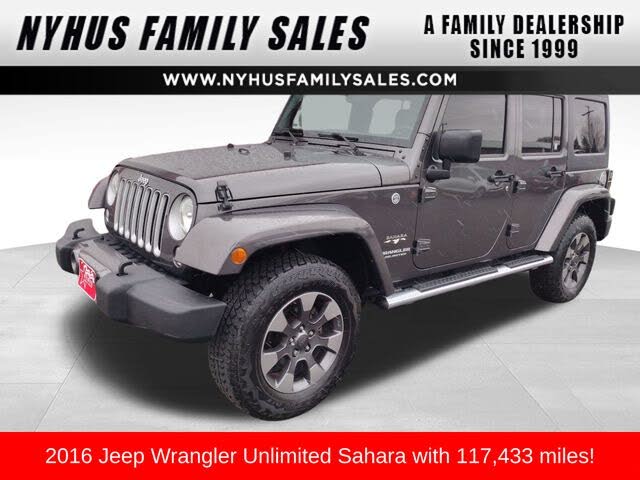 2016 Jeep Wrangler Unlimited Sahara 4WD