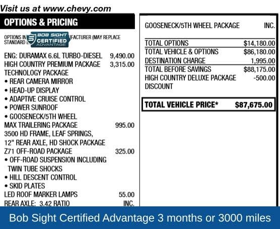 2024 Chevrolet Silverado 2500HD High Country Crew Cab 4WD