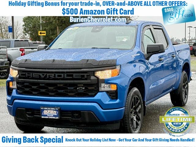 2022 Chevrolet Silverado 1500 Custom Crew Cab 4WD