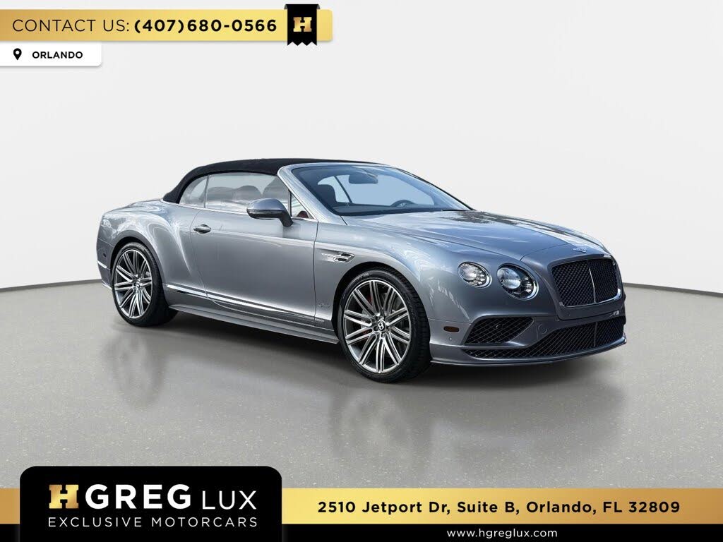 2016 Bentley Continental GTC Speed AWD