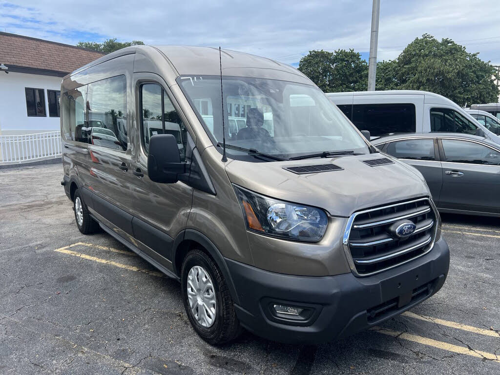 2020 Ford Transit Passenger 350 XLT Medium Roof LWB RWD with Sliding Passenger-Side Door