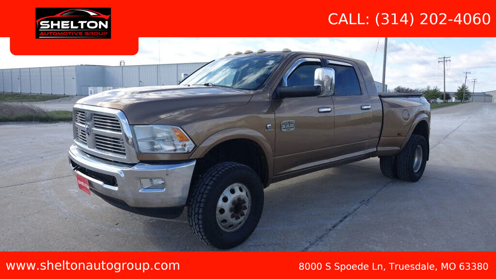 2012 RAM 3500 Laramie Longhorn Mega Cab DRW 4WD