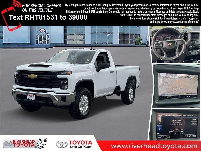 2024 Chevrolet Silverado 3500HD Work Truck Regular Cab LB 4WD