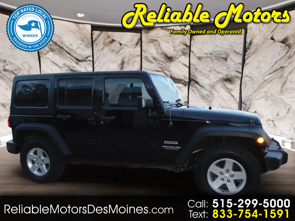 2016 Jeep Wrangler Unlimited Sport S 4WD