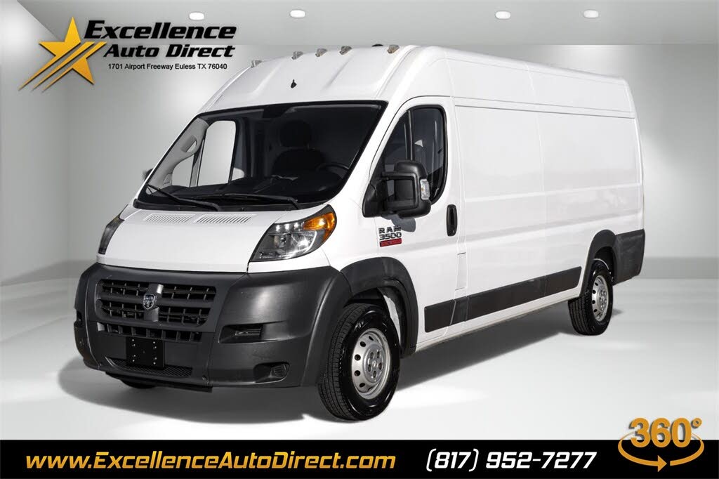 2018 RAM ProMaster 3500 159 High Roof Extended Cargo Van